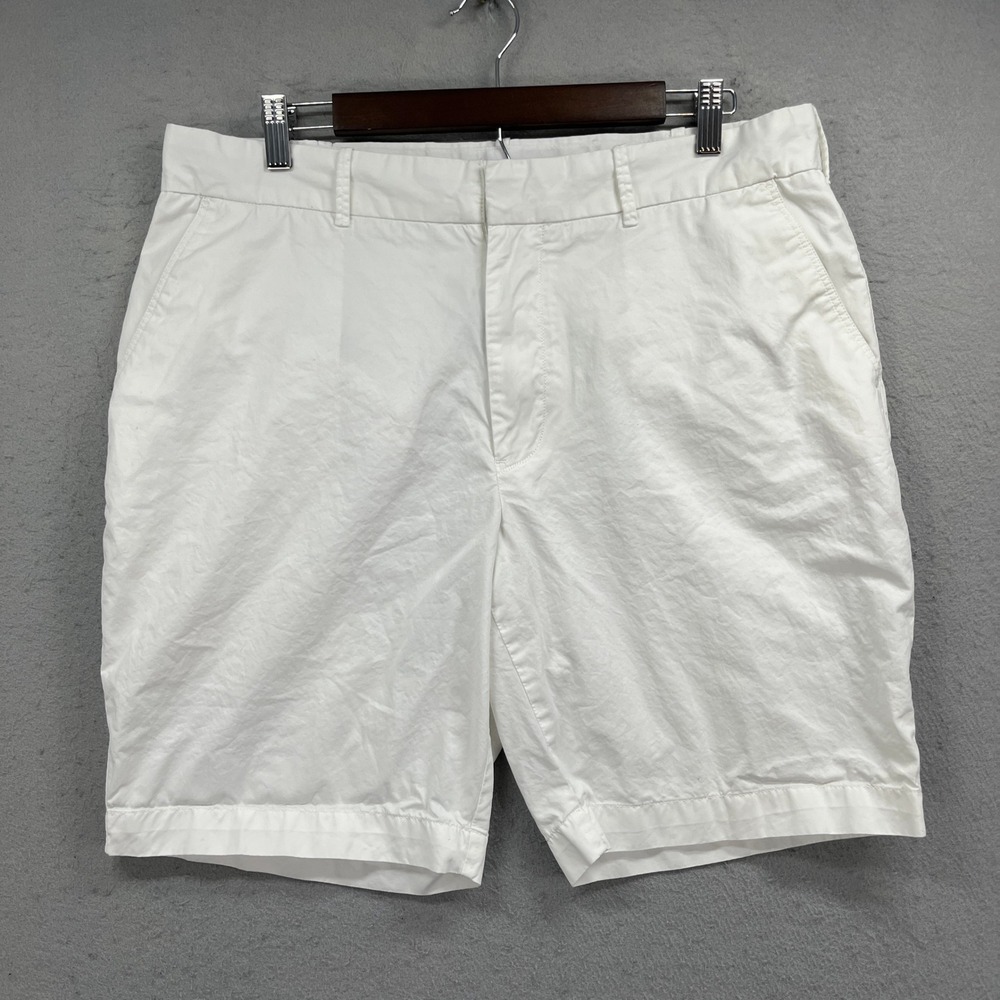 Polo Golf Ralph Lauren Shorts Mens 35* White Pima Cotton Chino Old Money Preppy